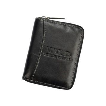 Чоловічий шкіряний гаманець Always Wild Things Only 5508-S Чорний - Things Only 5508-S фото