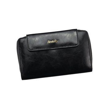 Жіночий шкіряний гаманець Rovicky 8808-BPR RFID Чорний - 8808-BPR RFID фото