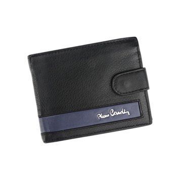 Чоловічий шкіряний гаманець Pierre Cardin CB TILAK26 324A RFID Чорний + синій - CB TILAK26 324A RFID фото