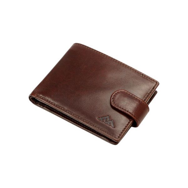 Чоловічий шкіряний гаманець EL FORREST 916-28 RFID Коричневий - 916-28 RFID фото