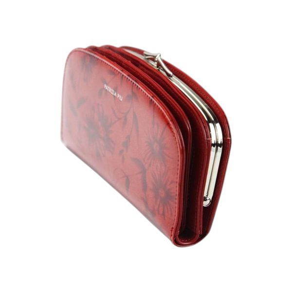 Жіночий шкіряний гаманець Patrizia Piu FL-123 RFID Червоний - FL-123 RFID фото